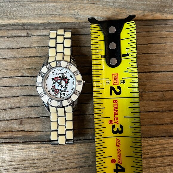 Ed Hardy Skull Watch, Vintage Y2K Women’s Statement Piece, Authentic main image 5
